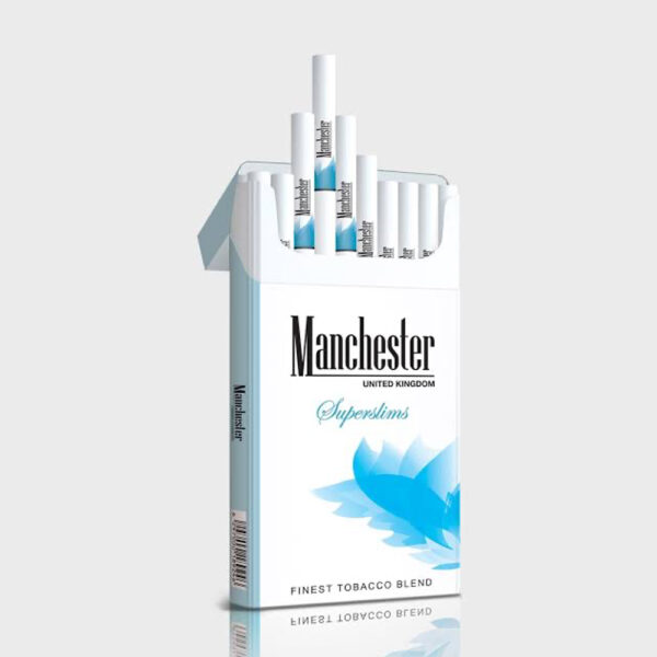 Manchester SuperSlim Blue 🍂 ‣ Duty Free Price ‣ Only 5€👍
